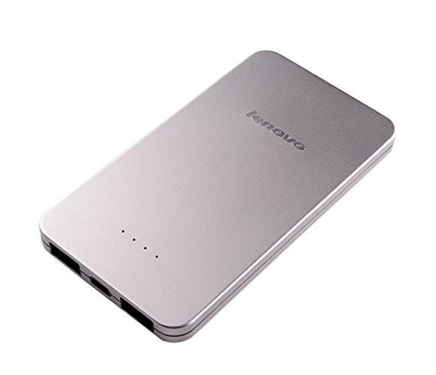 Lenovo Power Bank PB410 5000 mAh srebrny - 268591 - zdjęcie